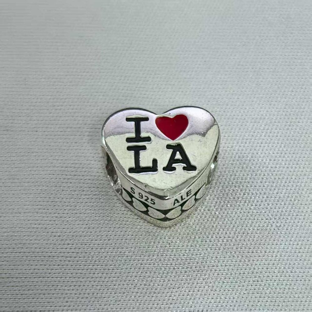 Heart-shaped Las Vegas Charm, S925 Silver Bracelets